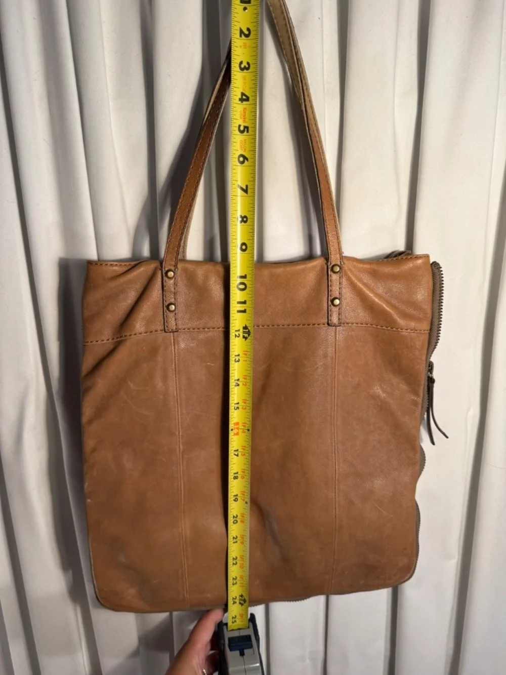 J Crew Leather Totebag